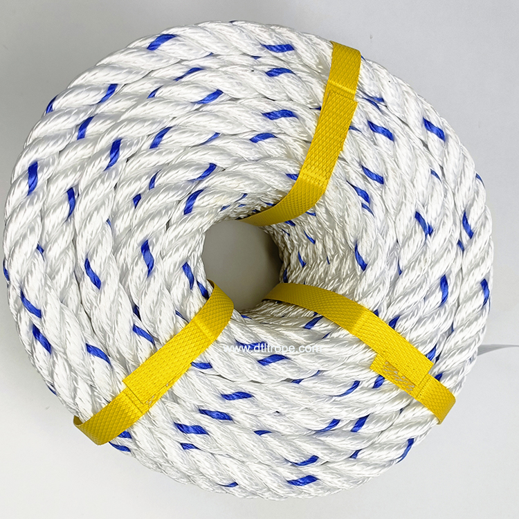 Polypropylene Monofilament 3 Strands Twisted Rope -ROPENET